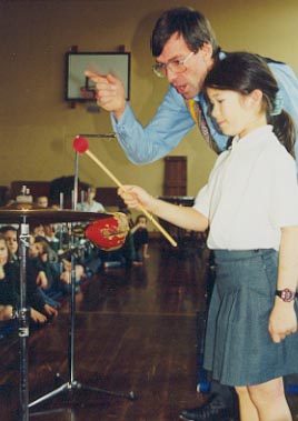 Percussion Workshops during National Orchestra Week March 2000